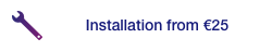 Installation from €25
