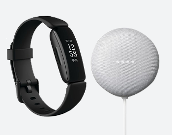 Fitbit Inspire and Google Home Nest