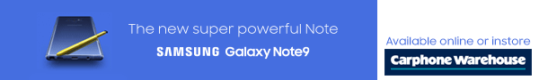 Samsung Galaxy Note9 at Carphone Warehouse