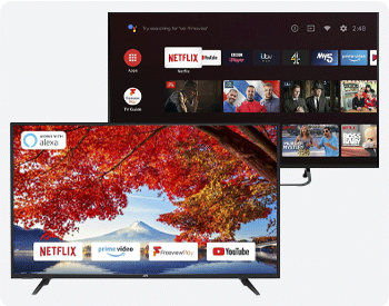 selected JVC TVs