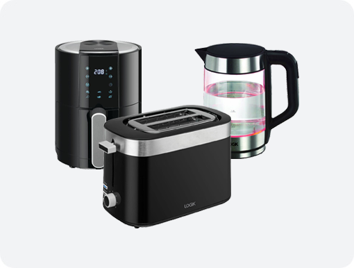 Air fryer, toaster and kettle
