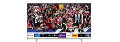 Samsung Qled large screen TVs