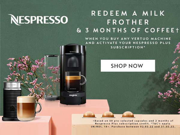 Nespresso Vertuo Offer