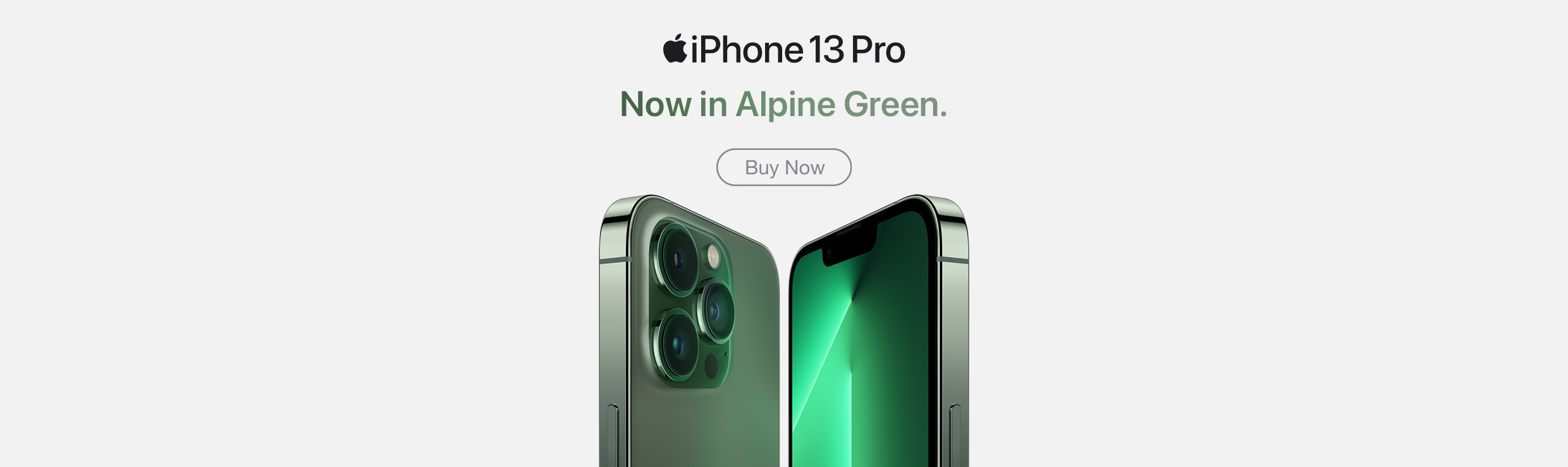 New iPhone 13 Pro Alpine Green Learn More