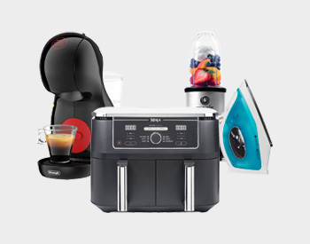 Coffee machine, air fryer, iron and blender